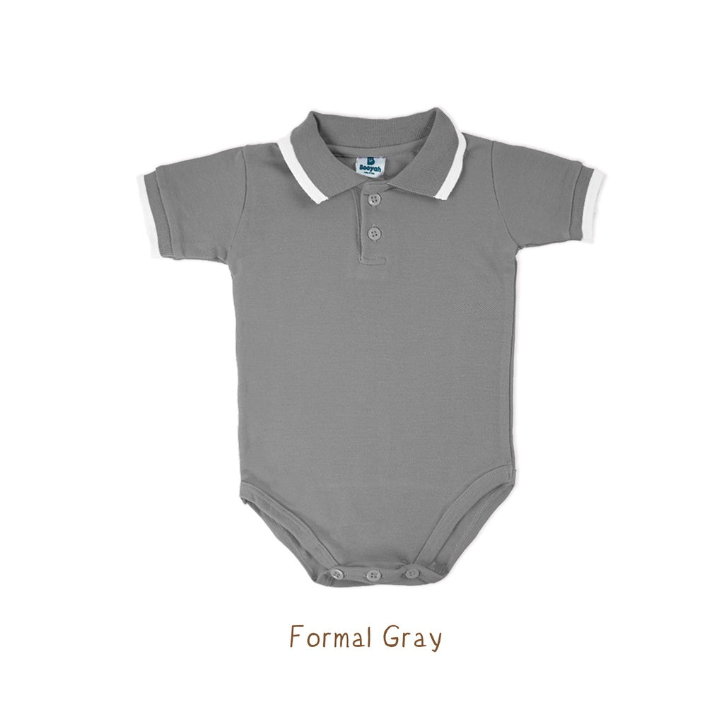 Polo Shirt Bayi - Collar Bodysuit (0-1 Tahun)