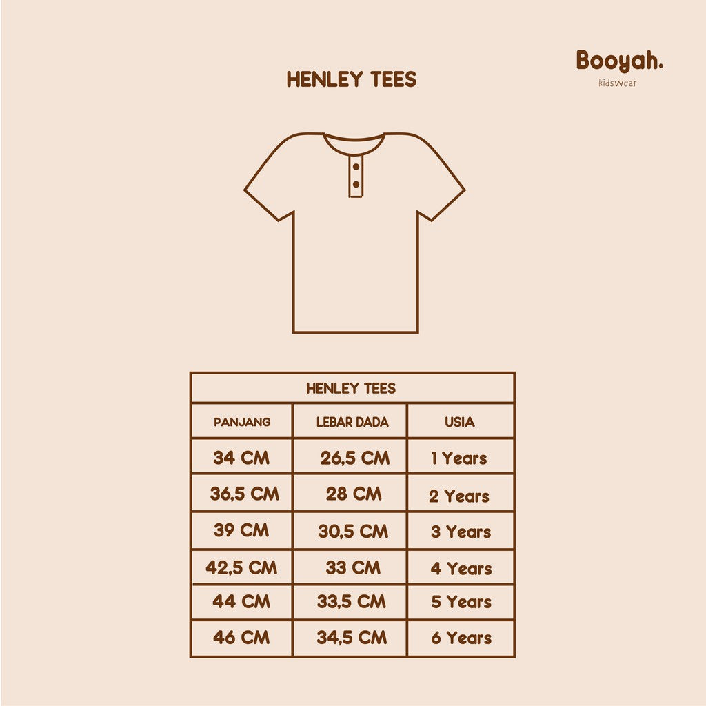 Kaos Anak - Henley Tee (1-6 Tahun) A