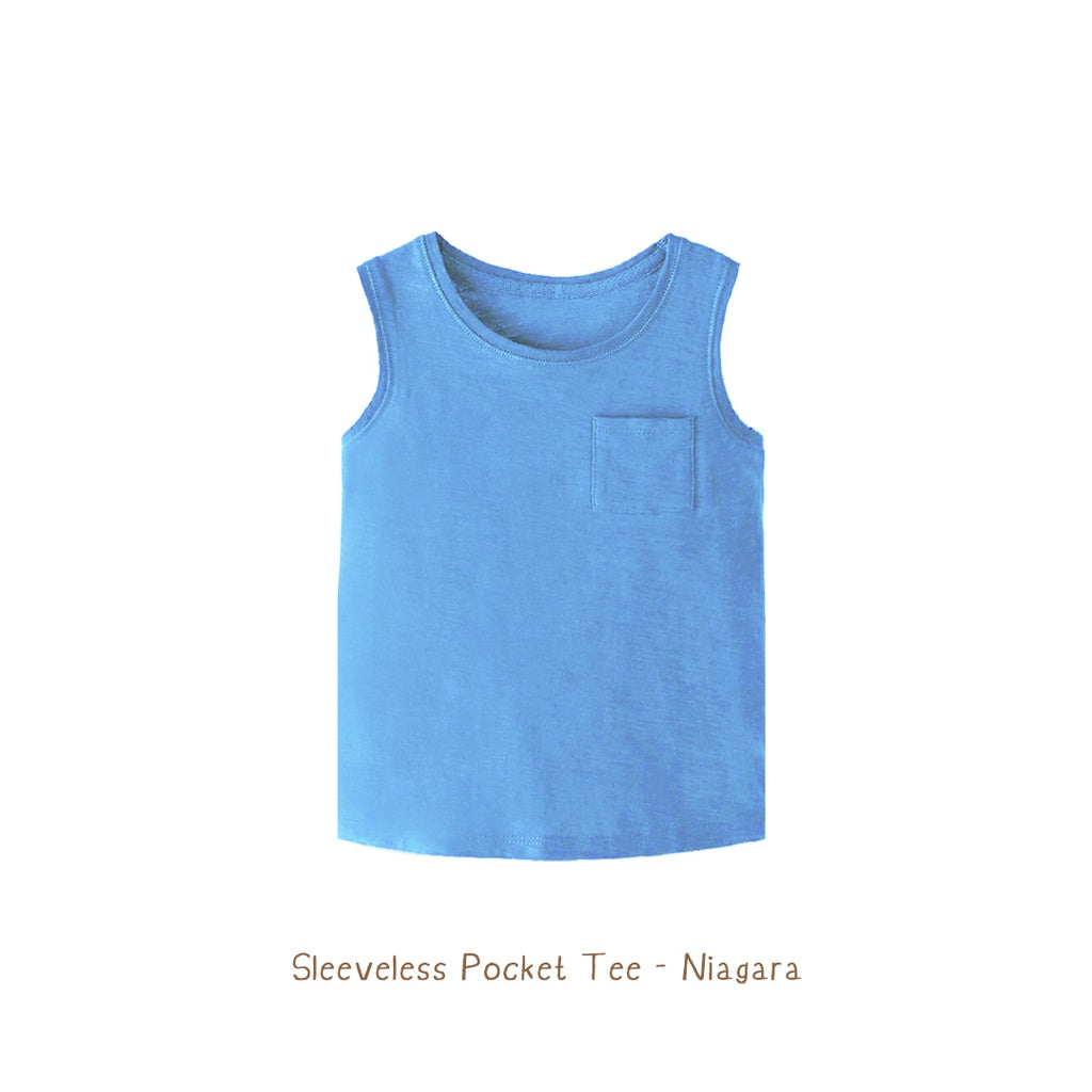 Kaos Anak - Sleeveless Pocket Tee (1-6 Tahun) A