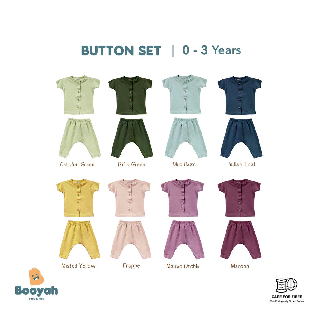 Piyama Anak - Button Set (0-3 Tahun) A