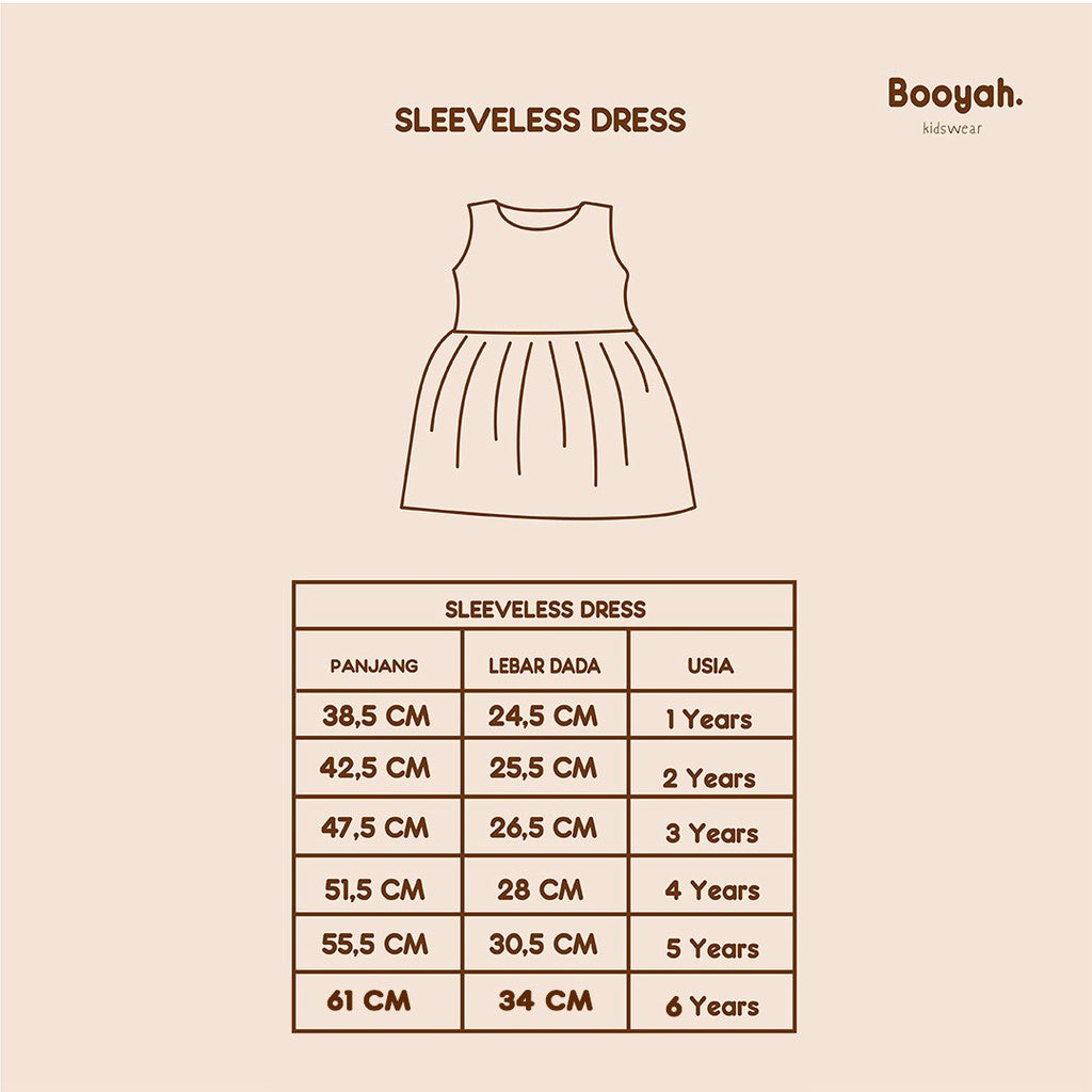 Dress Anak - Sleeveless Dress (1-6 Tahun)