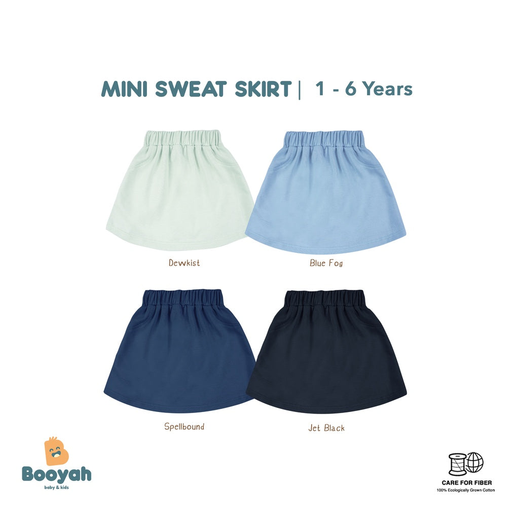 Rok Anak Perempuan - Mini Sweat Skirt (1-6 Tahun)