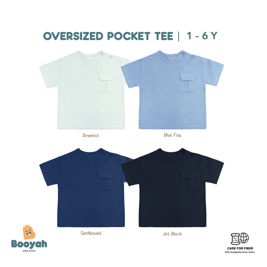 Baju Anak - Oversized Pocket Tee (1-6Y)