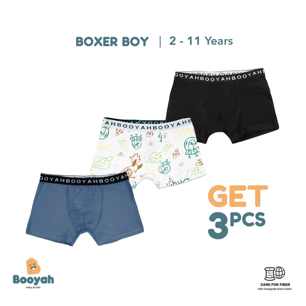 Celana Dalam Anak Laki Laki GET 3PCS - Boy Boxer (2-11 Y)