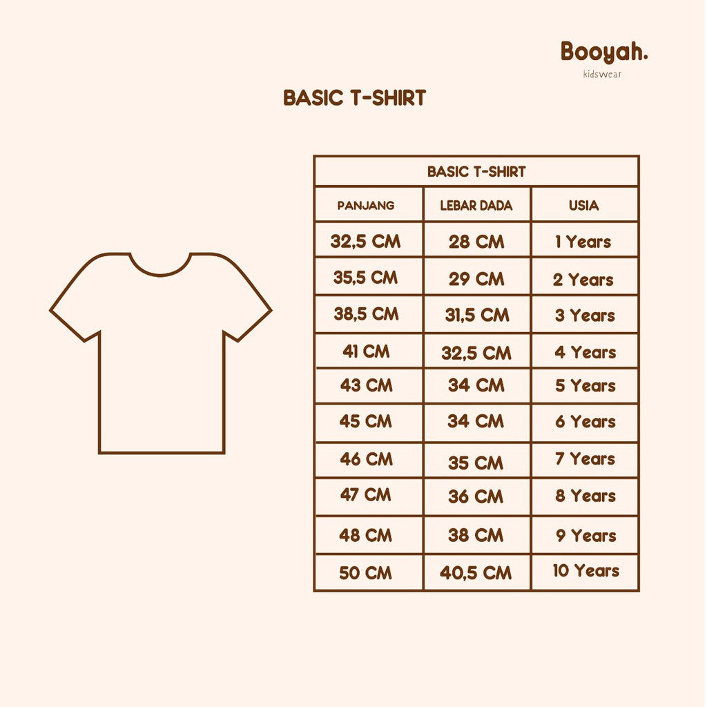 Kaos Anak - Basic Tee (1-6 Tahun) A