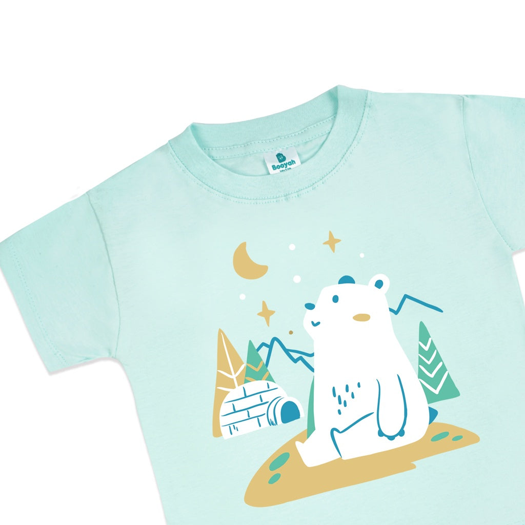 Kaos Anak Ilustrasi Polar Bear (1-6 Tahun)