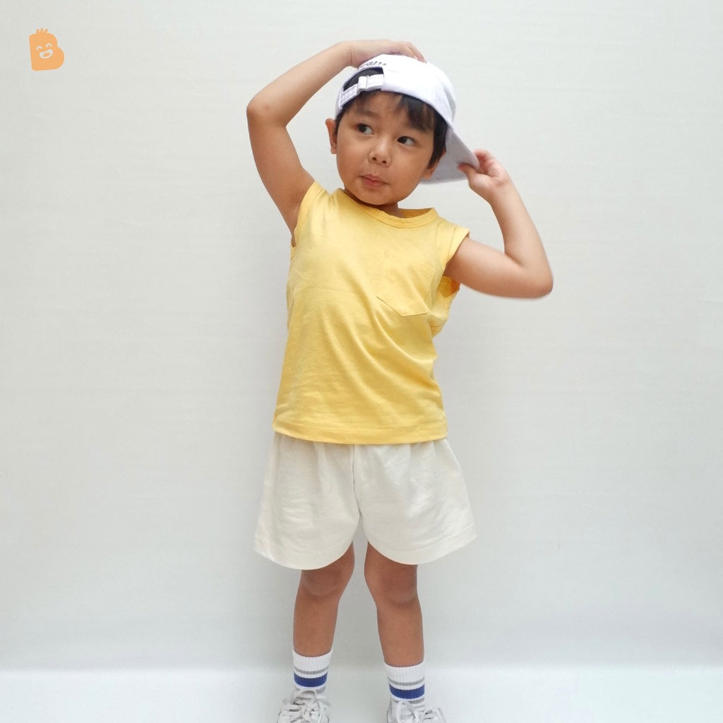 Kaos Anak - Lollipop Sleveeless Pocket Tees (1-6 Tahun)