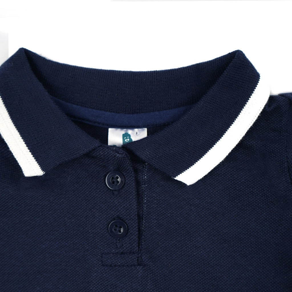 Polo Shirt Bayi - Collar Bodysuit (0-1 Tahun)