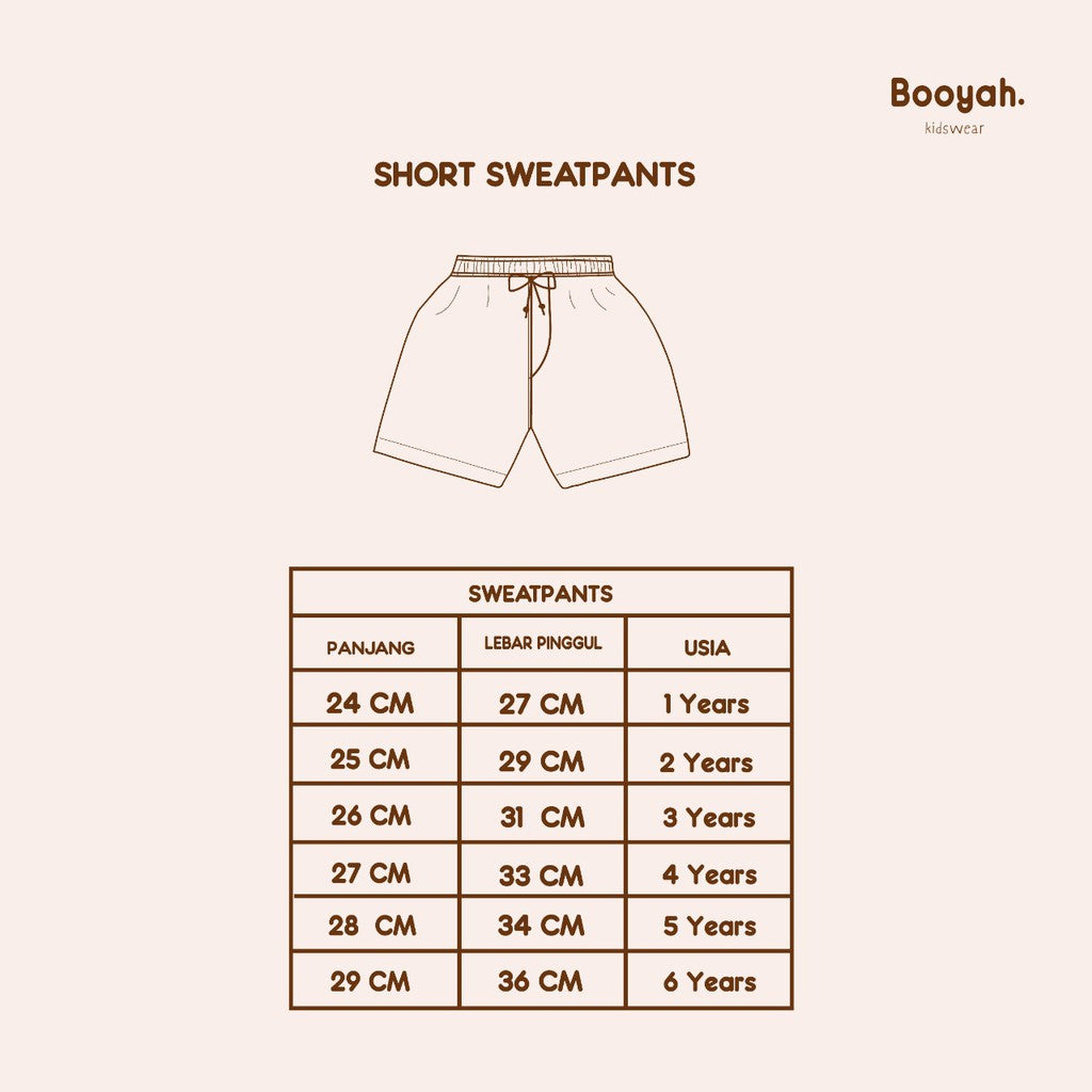 Celana Anak - Short Sweat Pants (1-6 Tahun)