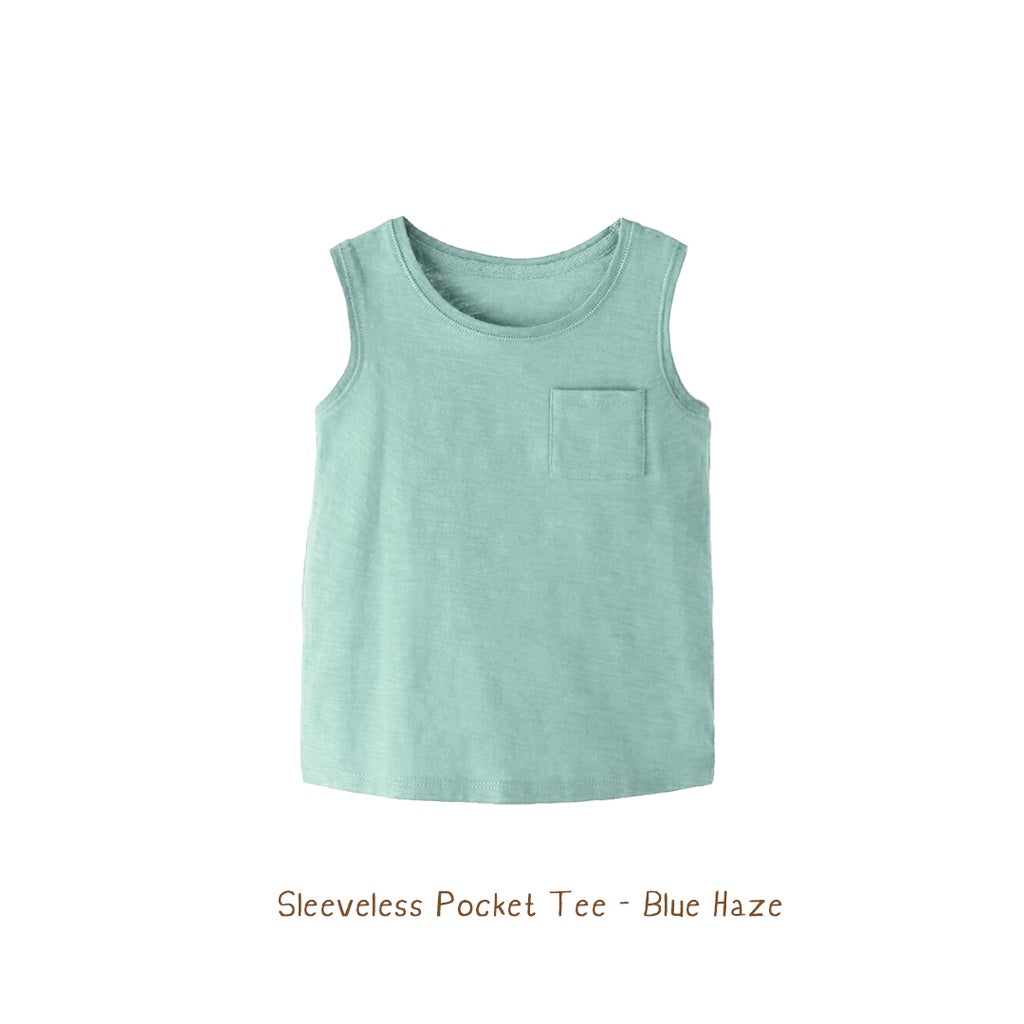 Kaos Anak - Sleeveless Pocket Tee (1-6 Tahun) A