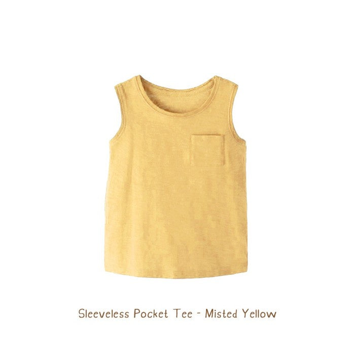 Kaos Anak - Sleeveless Pocket Tee (1-6 Tahun) A