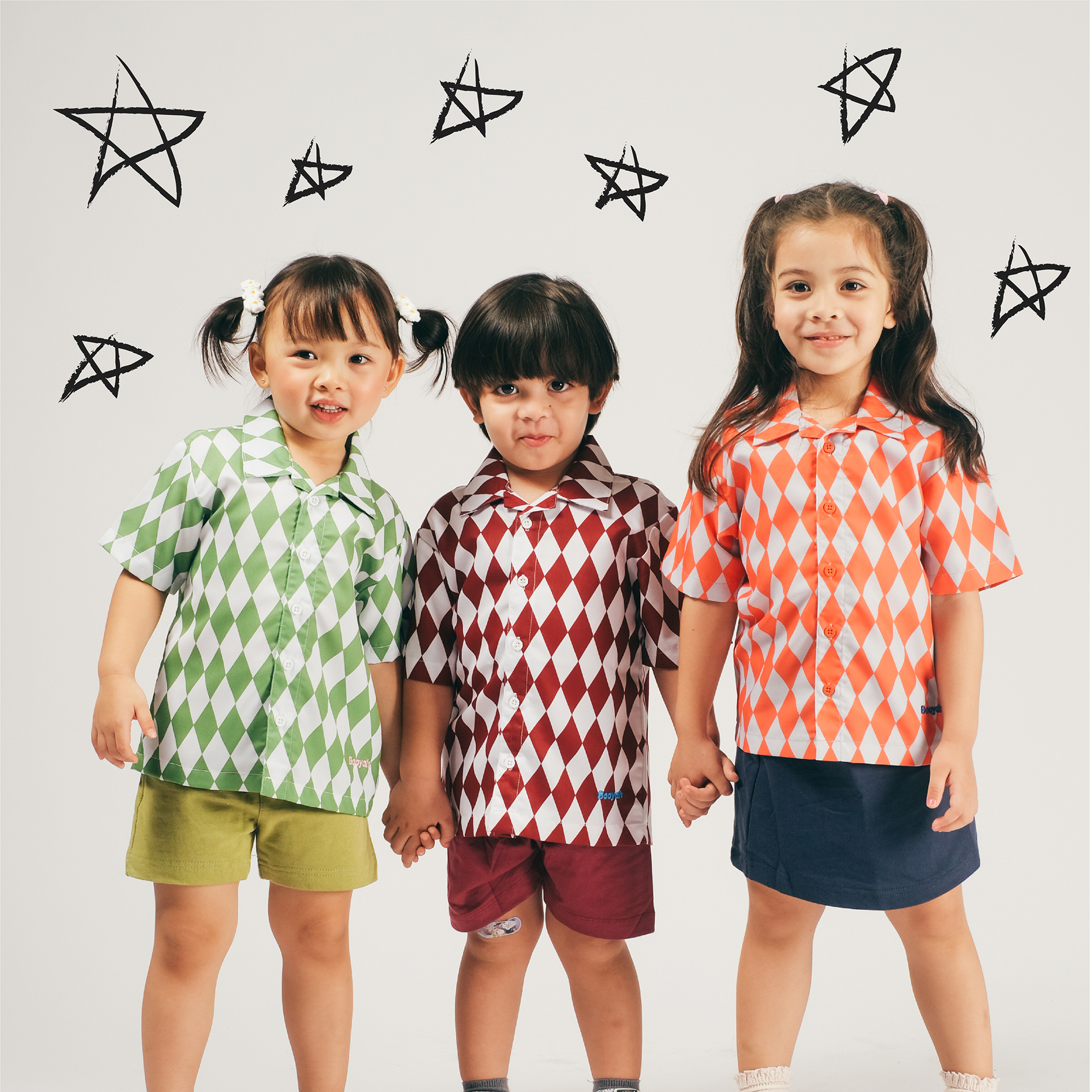 Booyah Baby & Kids Harlequin Shirt