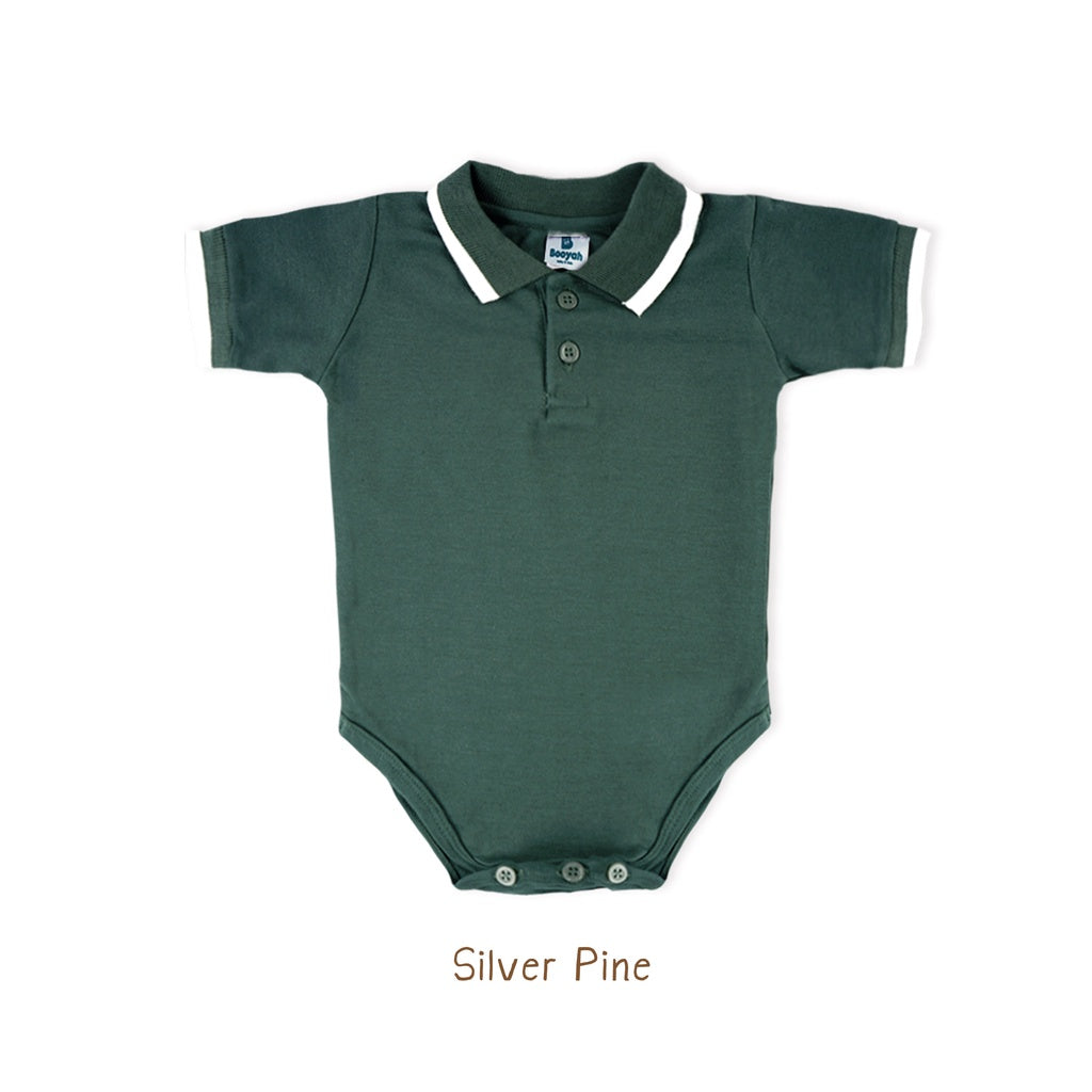 Polo Shirt Bayi - Collar Bodysuit (0-1 Tahun)