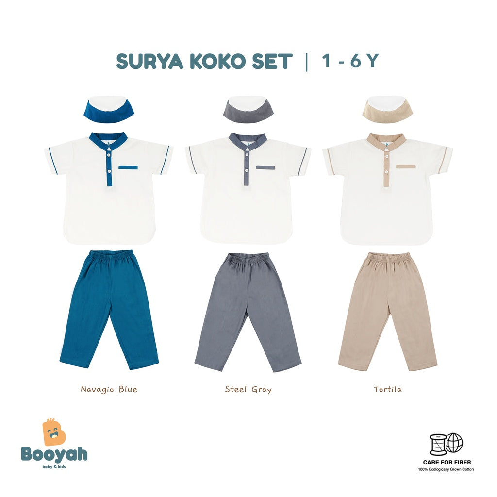 Set Koko Anak Laki - Surya Koko Set (1-6 Tahun)