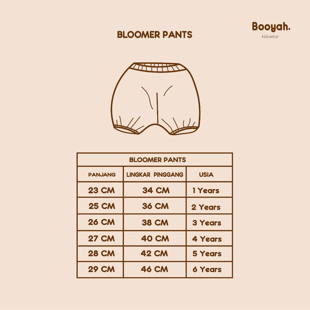 Celana Anak - Bloomer Pants (1-3 Tahun)