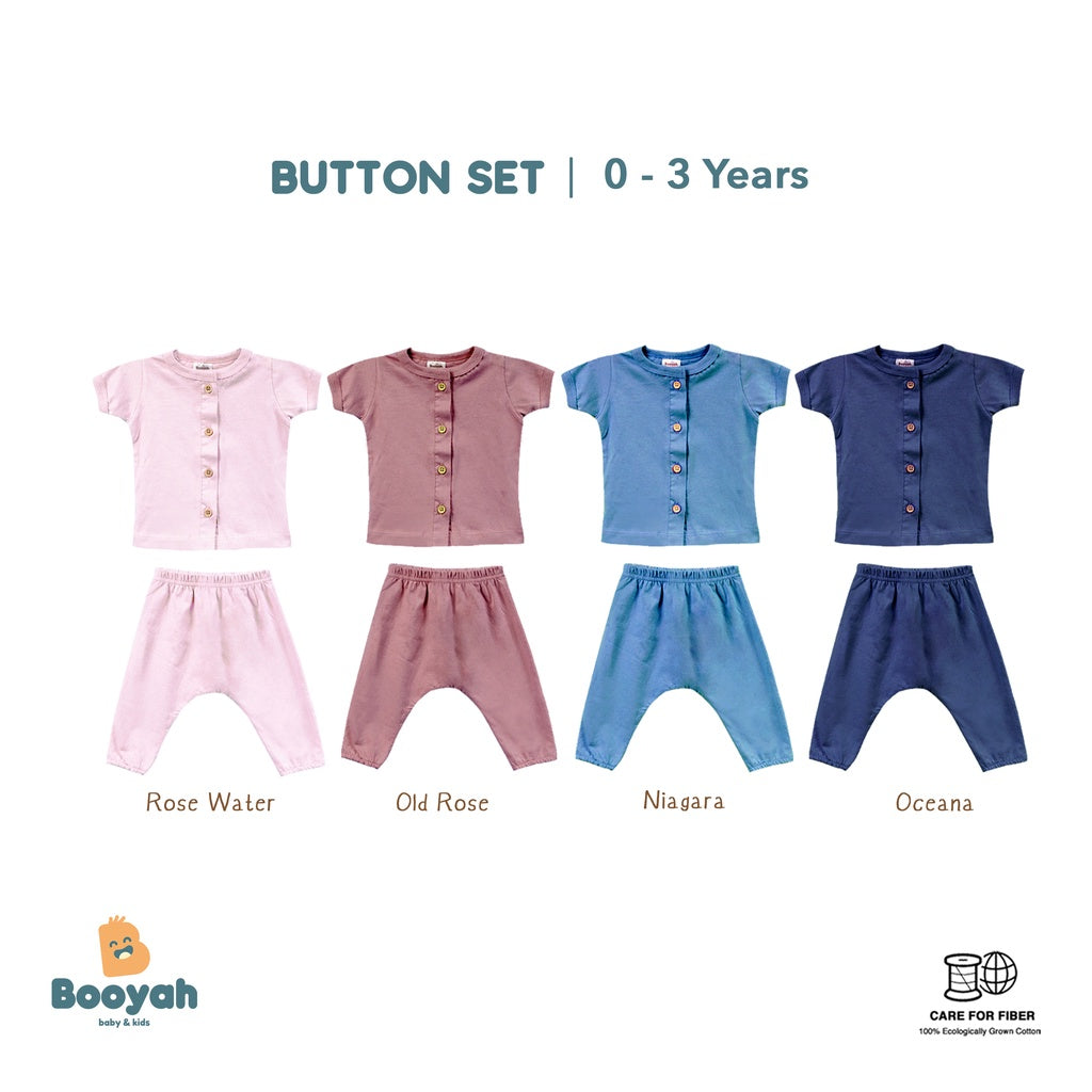 Piyama Anak - Button Set (0-3 Tahun) B
