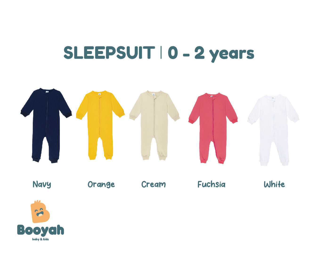 Booyah Baby & Kids  Piyama Anak - Sleepsuit (0-2 Tahun) C